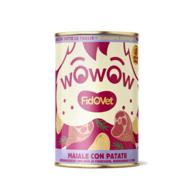 Wowow Porc avec pommes de terre – Adulte – 400 g