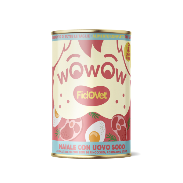 Wowow Pork with Hard Boiled Egg - Puppy - 400 g