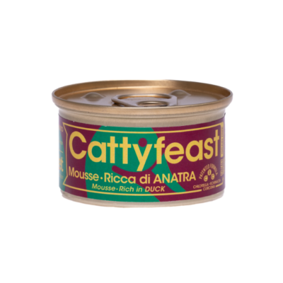 CattyFeast Mousse riche en canard – Adulte – 85 g