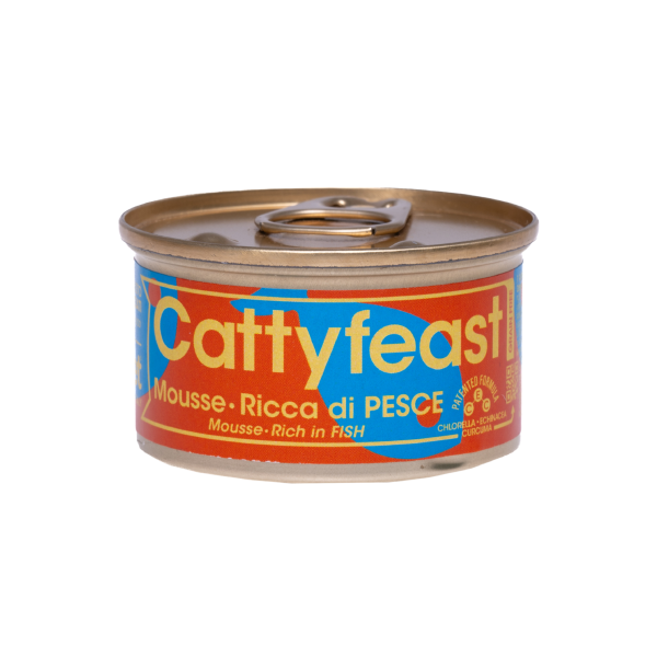CattyFeast Mousse riche en poisson – Chat stérilisé – 85 g
