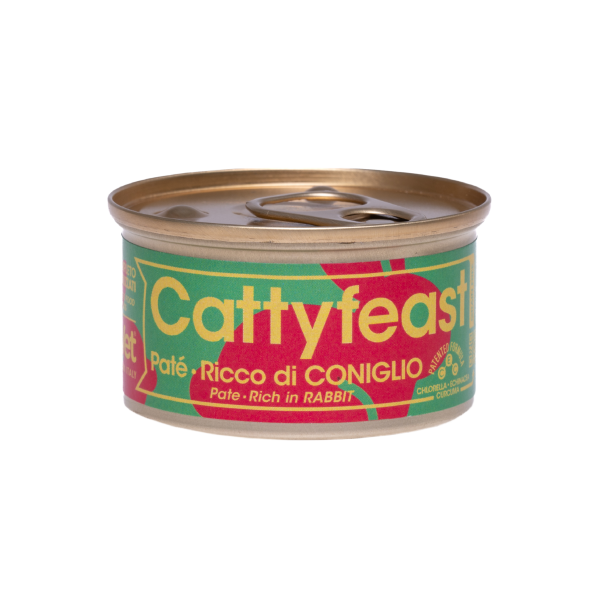 CattyFeast Pâtée riche en Lapin – Stérilisé – 85 g
